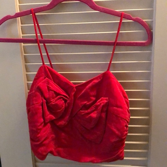 Red crop top - Picture 1 of 2